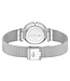 Lacoste Edelstahl-Mesh-Damenuhr mit weißem Zifferblatt – 2001337