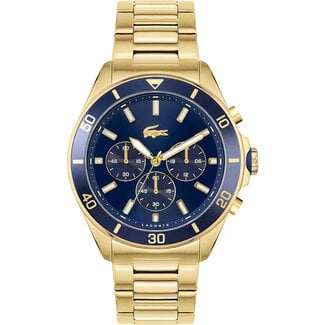 Lacoste Tiebreaker Chronograph Goldig Herrenuhr  2011151