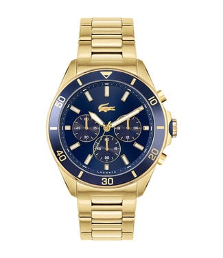 Lacoste  Tiebreaker 2011151 Herrenuhr Chronograph Blau Edelstahl