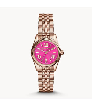 Michael Kors  Petite Lexington Mk3285 Damenuhr Pink Edelstahl