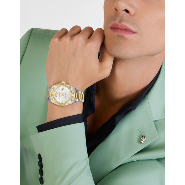 PHILLIPP PLEIN  PWPNA0324 Rock Couture Day-Date 42mm 5ATM Herrenuhr