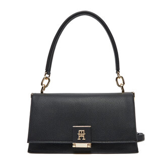 Tommy Hilfiger Handtasche Th Her Med Crossover AW0AW17216 Schwarz