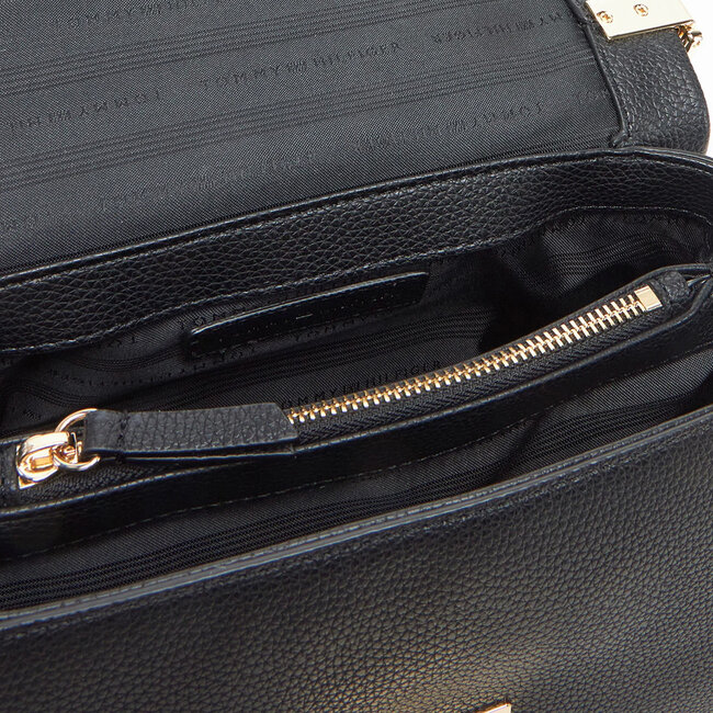 Tommy Hilfiger Handtasche Th Her Med Crossover AW0AW17216 Schwarz