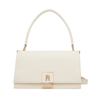 Tommy Hilfiger Handtasche Th Her Med Crossover AW0AW17216 Écru