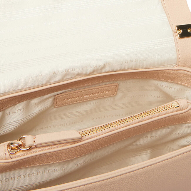 Tommy Hilfiger Handtasche Th Her Med Crossover AW0AW17216 Écru  Rosa