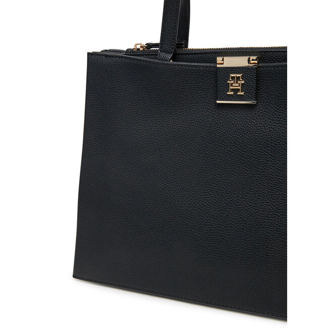 Tommy Hilfiger  Handtasche Th Her Tote AW0AW17191 Schwarz