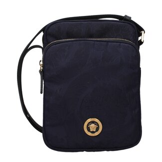 VERSACE Medusa Crossbody-Tasche Herren Blau