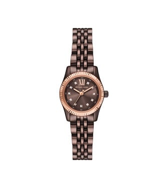 Michael Kors  Lexington Mk4844 Damenuhr Dunkelbraun Edelstahl