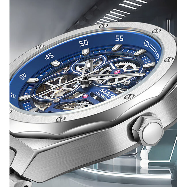 Mark Fairwhale  FW6840 blau Herrenuhr