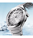Bonest Gatti  BG8013-S2 Ice Crack Automatik Silber Herrenuhr