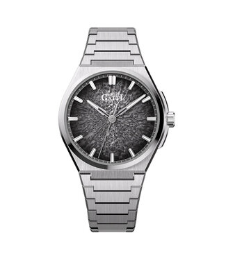 Bonest Gatti  BG8013-S1 Ice Crack Automatik Silber Herrenuhr
