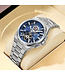 Bonest Gatti  BG8007-S2 Skeleton Automatik Silber Herrenuhr