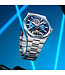 Bonest Gatti  BG8007-S2 Skeleton Automatik Silber Herrenuhr