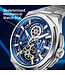 Bonest Gatti  BG8007-S2 Skeleton Automatik Silber Herrenuhr
