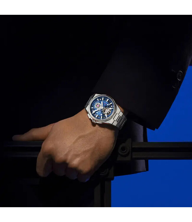 Bonest Gatti  BG8007-S2 Skeleton Automatik Silber Herrenuhr