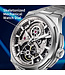 Bonest Gatti  BG8007-S1 Skeleton Automatik Silber Herrenuhr