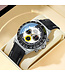 Bonest Gatti  BG9010-L3 Chronograph Automatik Weiss/Silber Herrenuhr