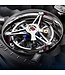 Bonest Gatti  BG7005-S1 Hammered Tourbillon Automatik Schwarz Herrenuhr