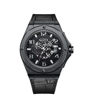 Bonest Gatti  BG8701-B2 Skeleton Automatik Schwarz Herrenuhr
