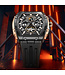 Bonest Gatti  BG5501-A4 Tonneau Skeleton Automatik Schwarz/Rosé-Gold Herrenuhr