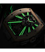 Bonest Gatti  BG9005-A2 Carbon Fiber Tonneau Skeleton Automatik Schwarz/Rosé-Gold Herrenuhr
