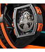 Bonest Gatti  BG9005-R3 Carbon Fiber Tonneau Skeleton Automatik Schwarz/Orange Herrenuhr