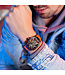 Bonest Gatti  BG9005-R3 Carbon Fiber Tonneau Skeleton Automatik Schwarz/Orange Herrenuhr