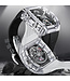 Bonest Gatti  BG7001-R2 K9 Crystal Tonneau Tourbillon Automatik Schwarz Herrenuhr