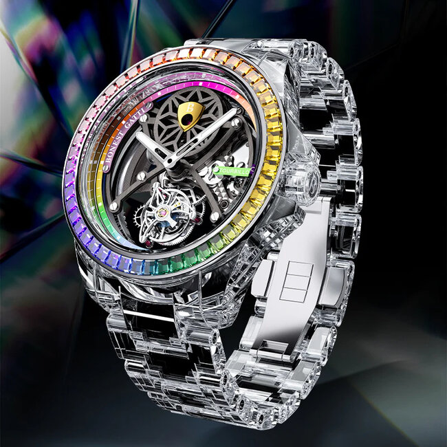 Bonest Gatti  BG7002-G1 Rainbow Crystal Tourbillon