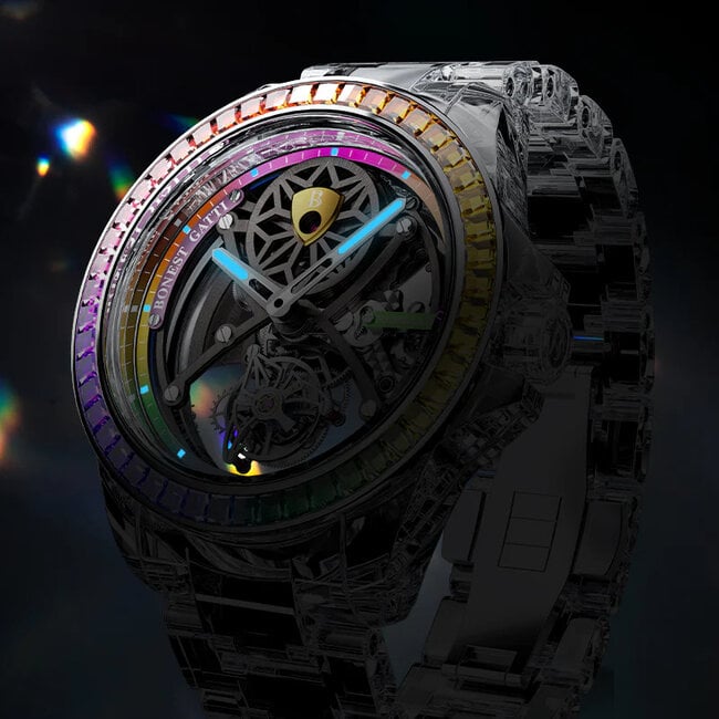 Bonest Gatti  BG7002-G1 Rainbow Crystal Tourbillon