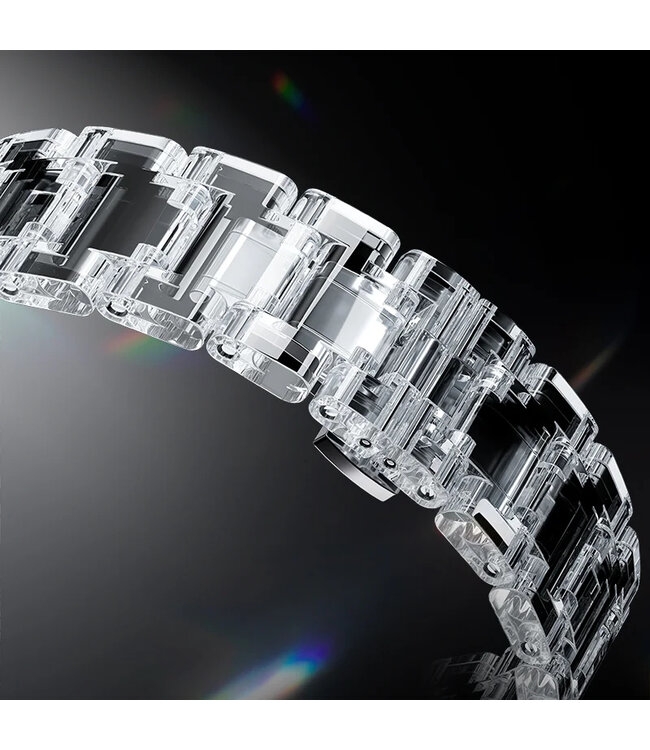 Bonest Gatti  BG7002-G1 Rainbow Bezel K9 Crystal Tourbillon Automatik Transparent Herrenuhr