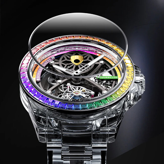 Bonest Gatti  BG7002-G1 Rainbow Crystal Tourbillon