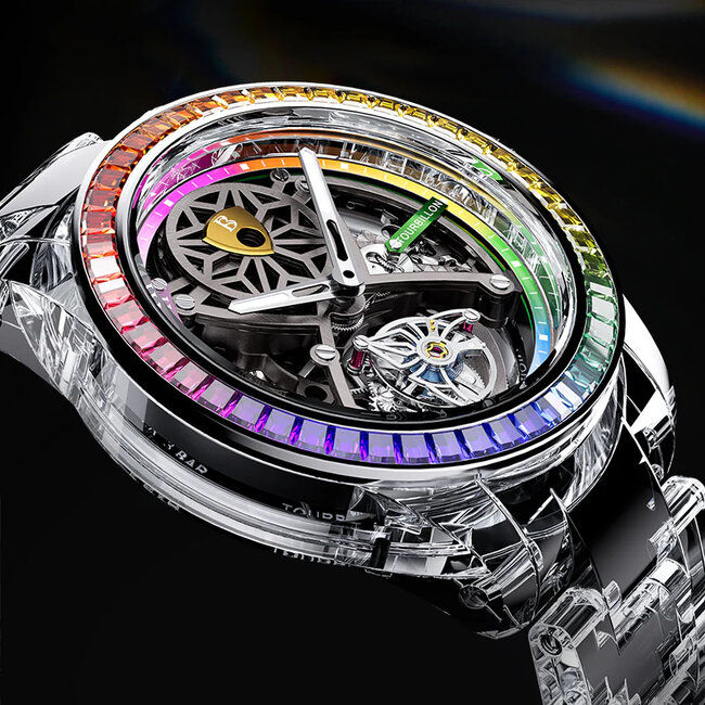 Bonest Gatti  BG7002-G1 Rainbow Crystal Tourbillon