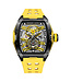 Bonest Gatti  BG5502-A3 Tonneau Skeleton Automatik Schwarz/Gelb Herrenuhr