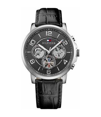 Tommy Hilfiger  Keagan 1791289 Grau Silber Herrenuhr