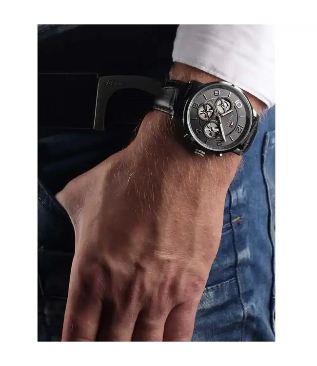 Tommy Hilfiger   Keagan 1791289 Grau Silber Herrenuhr