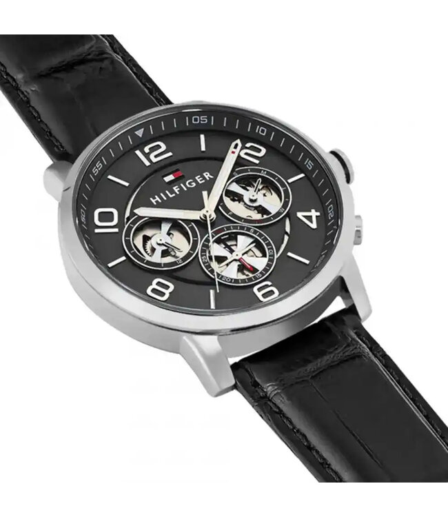 Tommy Hilfiger   Keagan 1791289 Grau Silber Herrenuhr