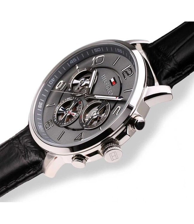 Tommy Hilfiger   Keagan 1791289 Grau Silber Herrenuhr