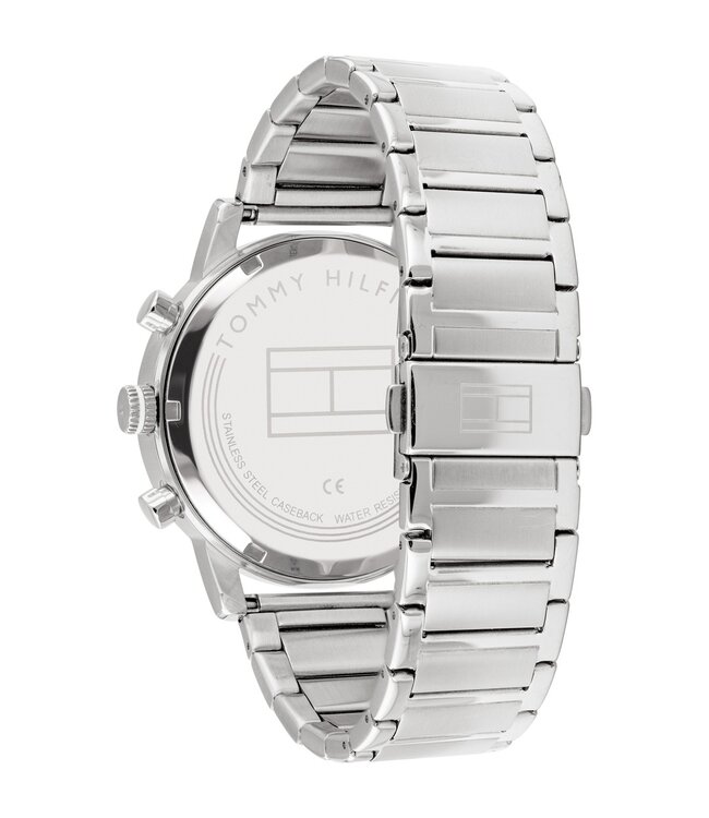 Tommy Hilfiger  Kane 1710401 Dunkelblau Silber Herrenuhr