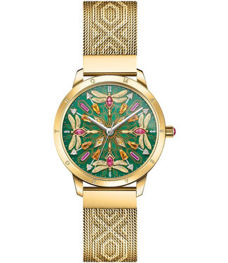 Thomas Sabo  Kaleidoskop Libelle WA0369-264-211 Grün Gold Damenuhr