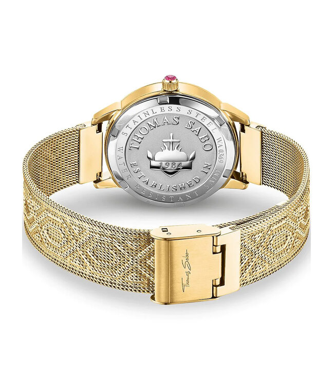 Thomas Sabo  Kaleidoskop Libelle WA0369-264-211 Grün Gold Damenuhr