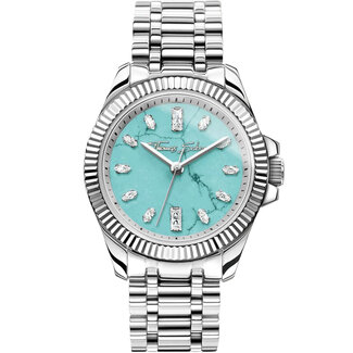Thomas Sabo  WA0435 Damenuhr Divine Jewellery Stone silberfarben 33mm 5ATM