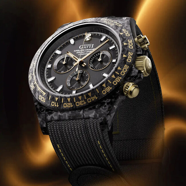 Bonest Gatti BG9010-L1 Herrenuhr Carbon