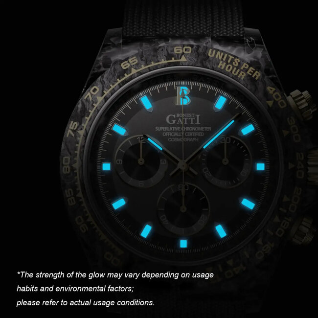 Bonest Gatti BG9010-L1 Herrenuhr Carbon
