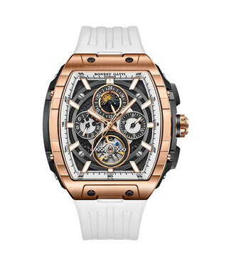 Bonest Gatti  BG5005-R2 Moon Phase Automatik Rosé-Gold Herrenuhr