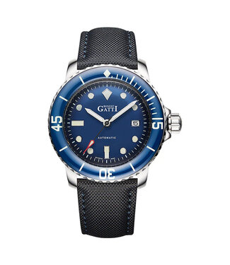 Bonest Gatti  BG8002-L2 Diving Automatik Silber Herrenuhr