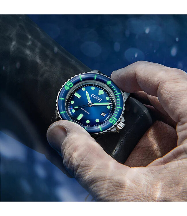 Bonest Gatti  BG8002-L2 Diving Automatik Silber Herrenuhr