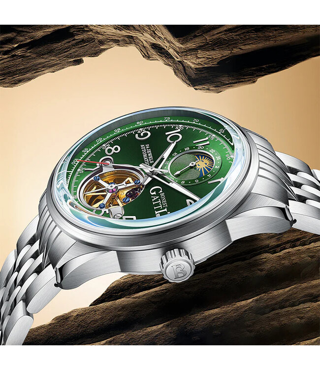 Bonest Gatti  BG5808-S2 Herrenuhr Green Classic Series