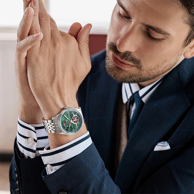 Bonest Gatti BG5808-S2 Herrenuhr Green Classic Series