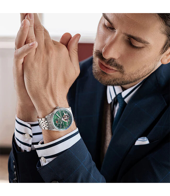 Bonest Gatti  BG5808-S2 Herrenuhr Green Classic Series